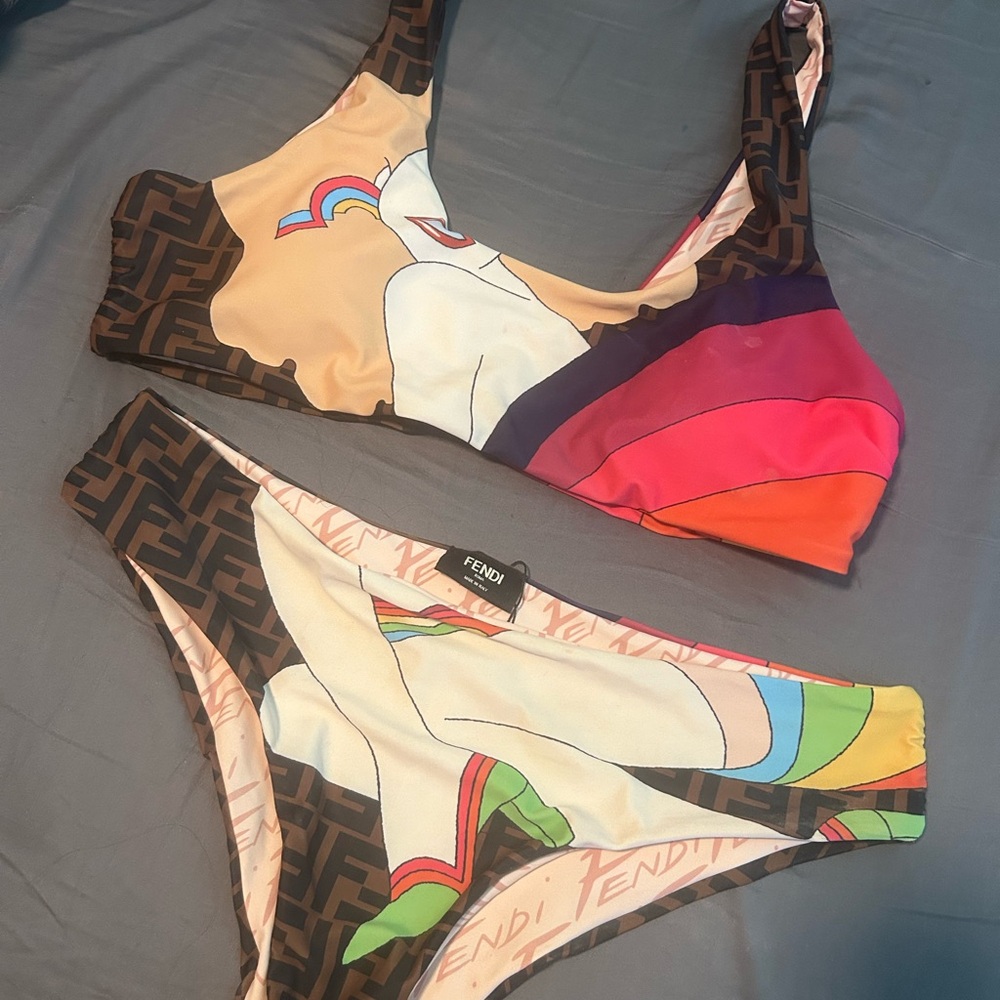 two piece swim suit